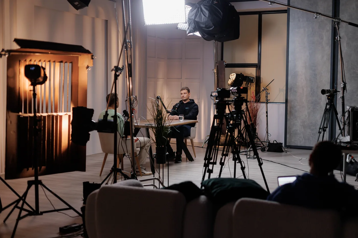 Бекстейдж студійної зйомки — багатокамерний продакшн